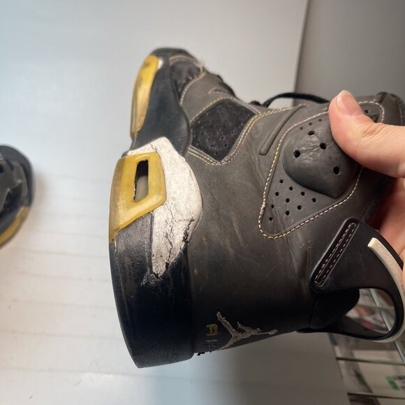 Nike Air Jordan Retro 6 VI Lakers 2010 Men’s Size 8.5 384664-002 - Picture 6 of 16